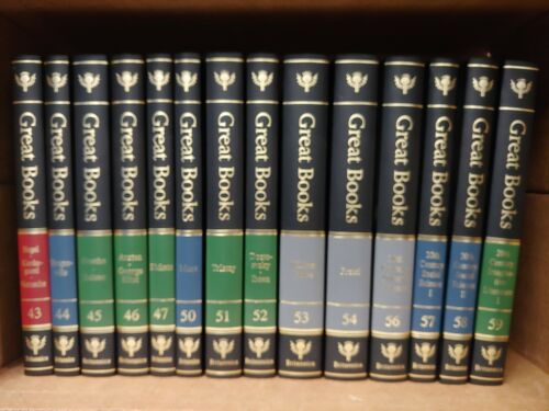 Britannica Great Books Of The Western World 14 Volumes Sold Individually