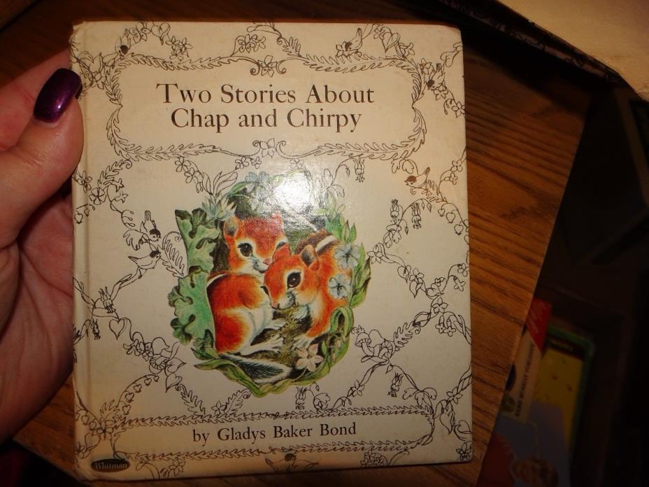 Vintage Children's Whitman Tell-A-Tale Book ~ TWO STORIES ABOUT CHAP AND CHIRPY