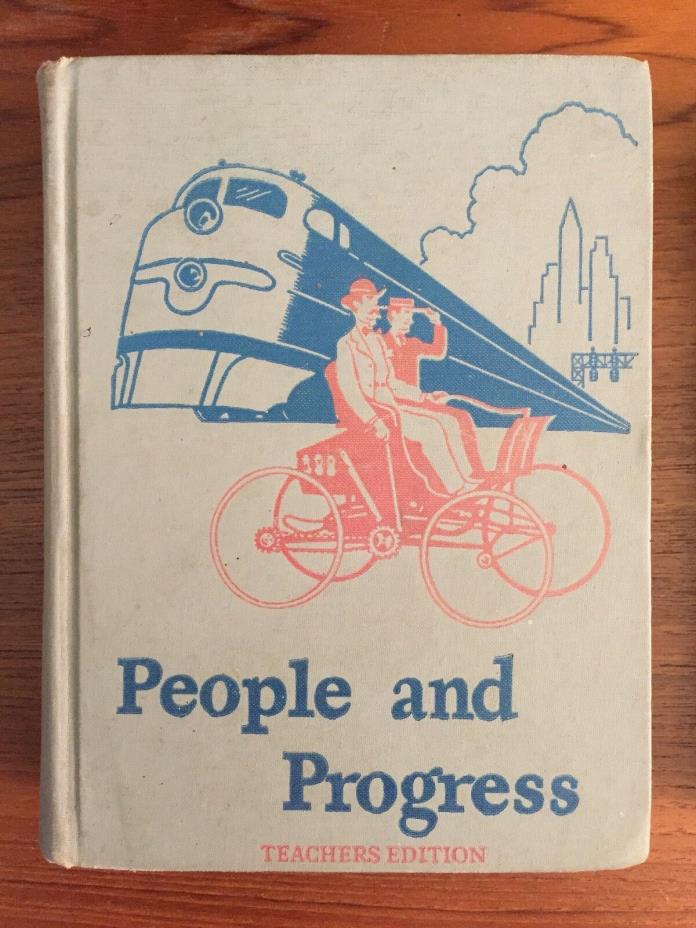 1951 GUIDEBOOK for People and Progress by William S. Gray - Teachers Edition