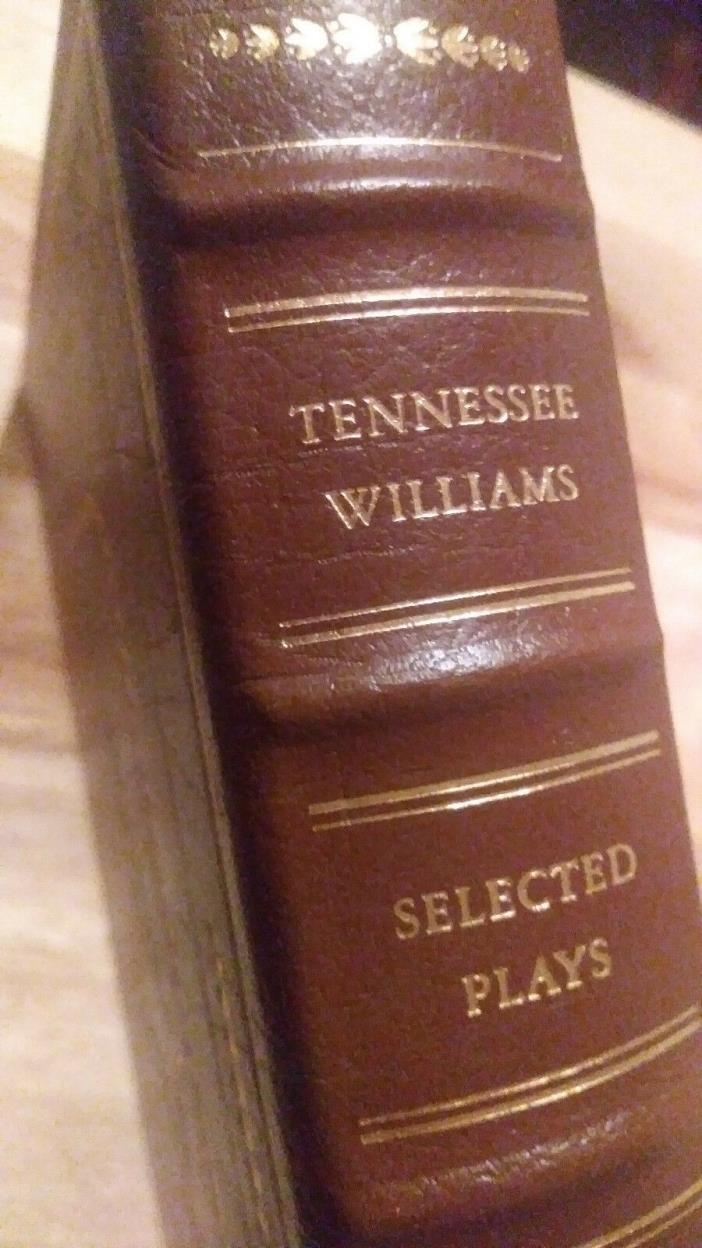 TENNESSEE WILLIAMS - SELECTED PLAYS - SIGNED 1ST ED. Franklin Library Leather