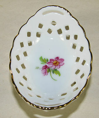 Vintage Rudolf Kammer Volkstedt German Porcelain Nut Tray-Bowl,Crown