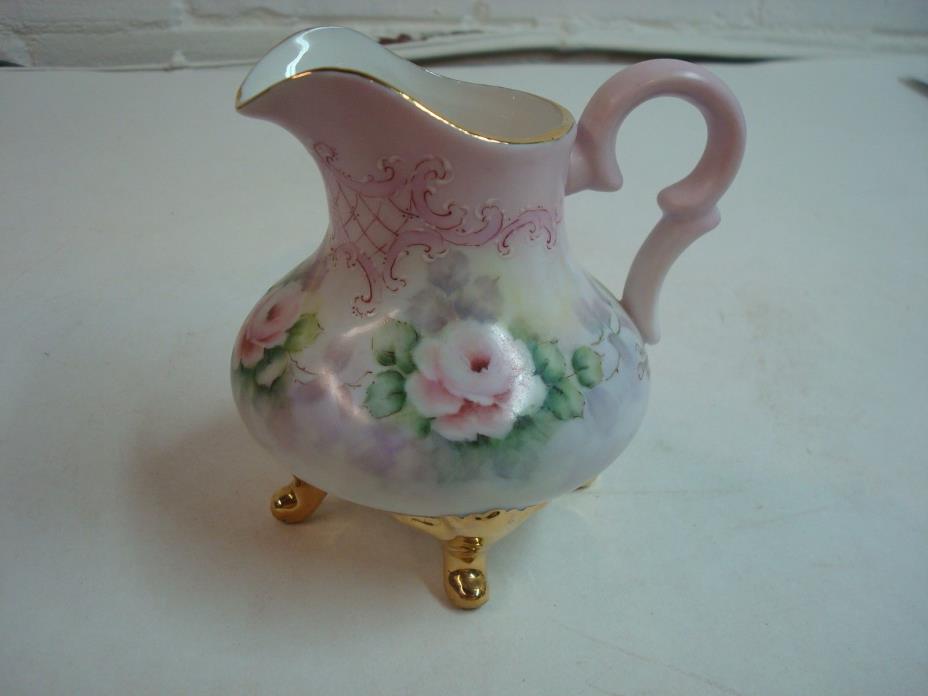 Hand Painted Creamer, signed