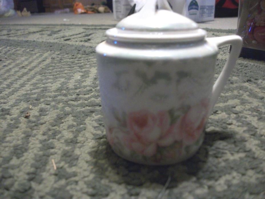 Vintage /Antique Sugar Bowl with Handle & Lid , Made in Germany