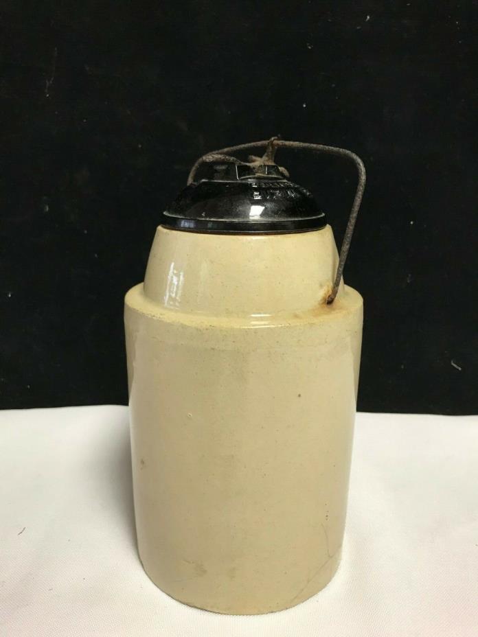 Antique Stoneware Crock The Weir Patent March 1st, 1892