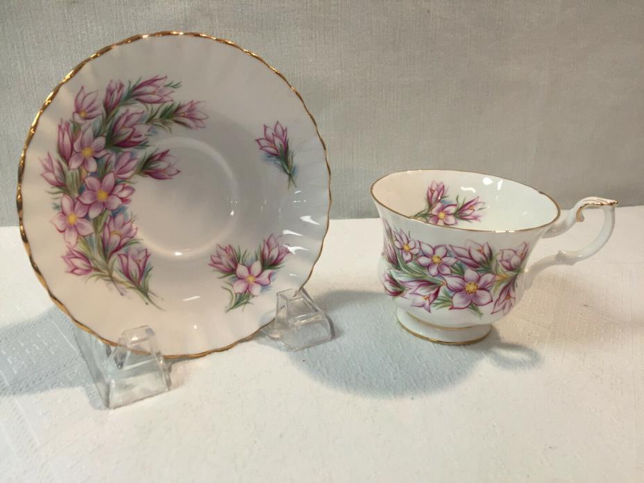 Vintage Cup and Saucer , Royal Albert , Bone China , England.