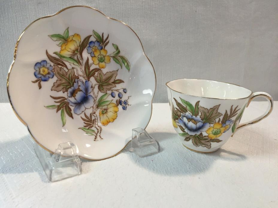Vintage Cup and Saucer , Salisbury ,Fine Bone China , England.