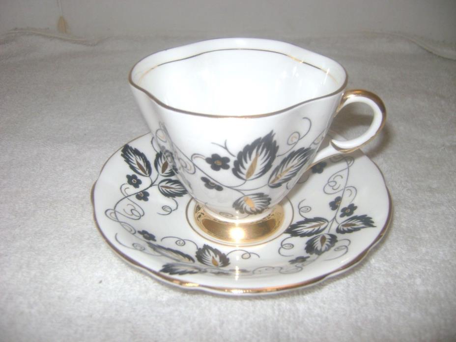 CLARENCE BONE CHINA CUP AND SAUCER  MADE IN ENGLAND