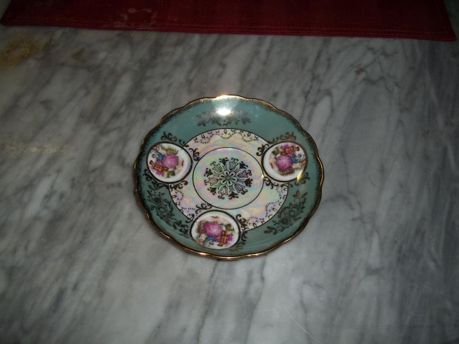 Vintage ROYAL CROWN Lustre Lustreware Fine Bone China Saucer