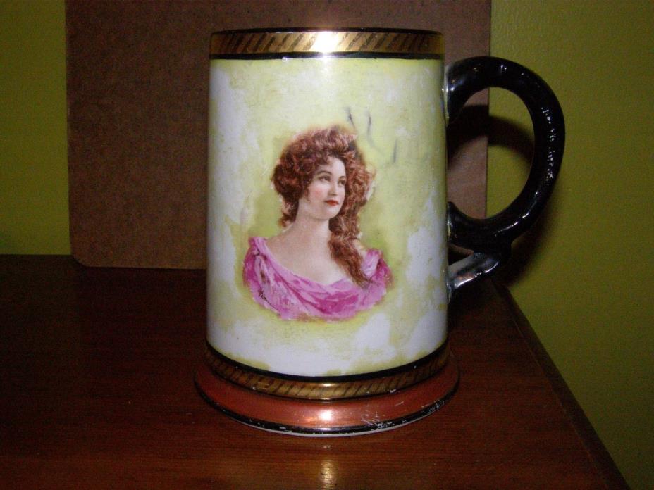 Vintage Ursona Goodwin Mug/Stein W/Gold,Black and  Bronze trim