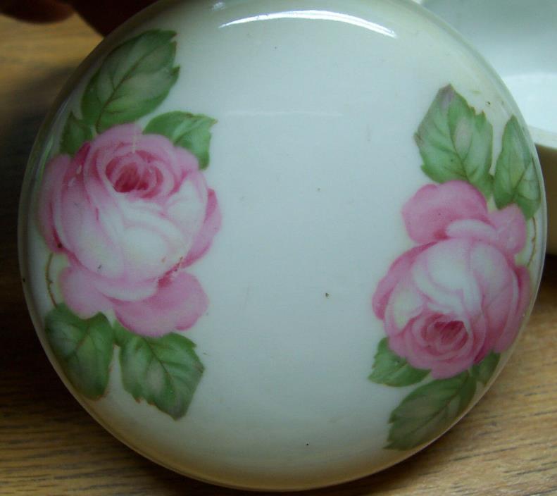 Old/Antique Rose TRINKET Dish Made in Germany Lot# E36