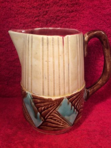 Antique French Majolica Orchies Pitcher, fm965 ANTIQUE GIFT QUALITY!!