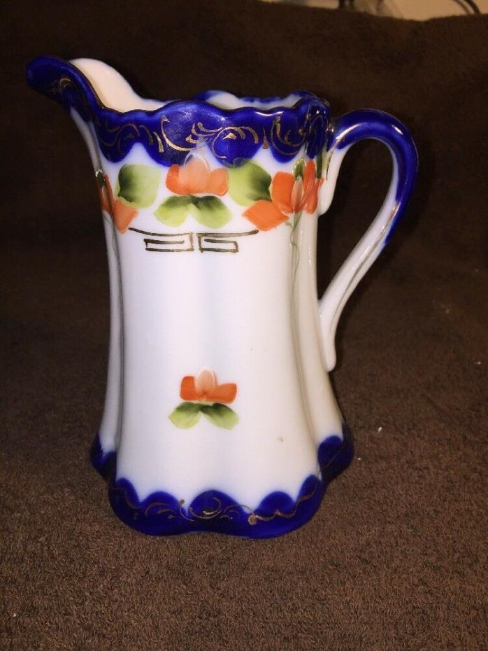 Vintage/Antique Hand painted Pitcher Made In Japan.