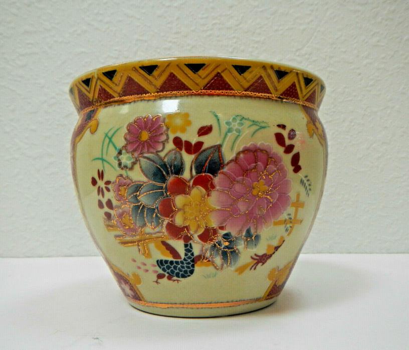 Planter – Ceramic Planter – Japanese Ceramics – Rooster Planter – Bamboo Planter
