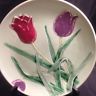 * ANTIQUE GERMAN MAJOLICA Tulips #111723 Nice Cond Early 1900's