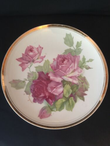 ANTIQUE ~ Rose ?? ~ Plate