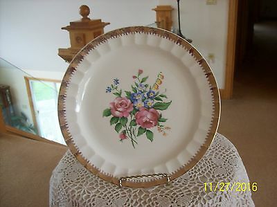 The Cronin China Co.Vintage Spring Floral Spray Porcelain Dinner Plate