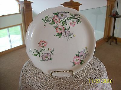 Fruit Blossom Floral Spray Porcelain Decorative Vintage Plate