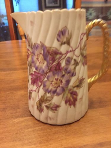 Antique Chocolate Pot With RW On Bottom And Number 34 Written In Red