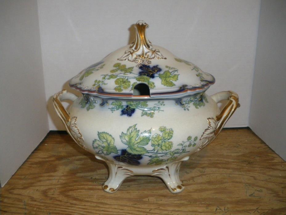 Rare Antique Royal Doulton Soup Tureen Bowl mid 1800's