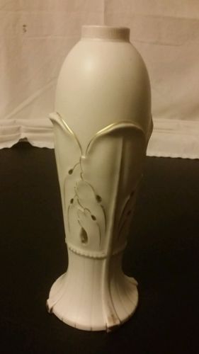 Antique Galluba & Hofmann Marmorzellan Hand Painted Art Deco Vase 10