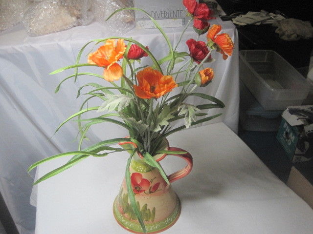 Vintage Ceramic Pitcher Vase Made in France 9