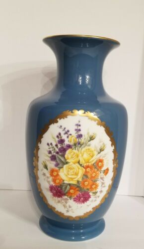 VINTAGE 1982 Franklin Porcelain Limited Edition Vase the flowers of autumn