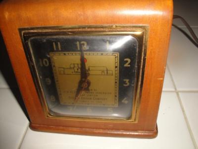 Boston Edison Company Antique Clock Rare 69 Years old Works Telechron Inc USA