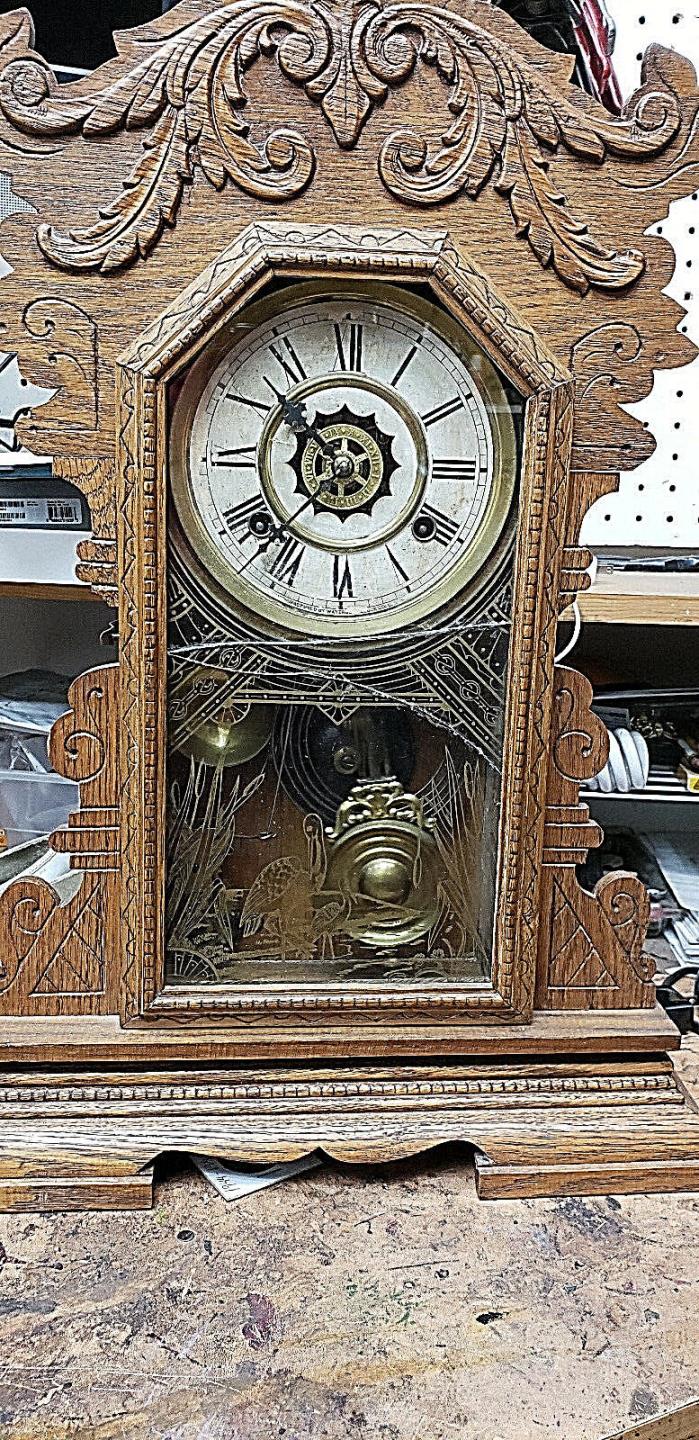 ANTIQUE CLOCK  BY Waterbury -clock -company