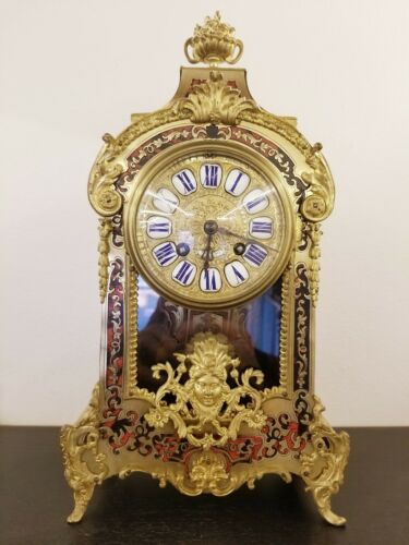 French Boulle Clock 1870 Circa