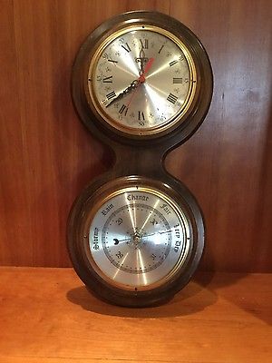 Caravelle Clock and Barometer Set - two in one addition to your home