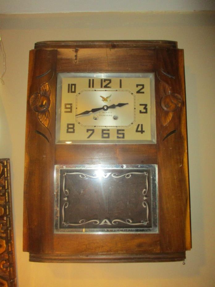Antique french Wall Clock Needs TLC