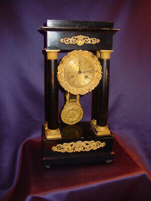 Old Estate 19thC French Empire Mantle Clock - A PROJECT