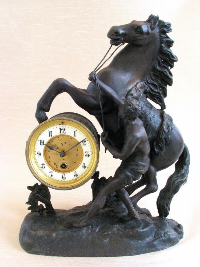 Antique 19thC French Figural Mantel Clock