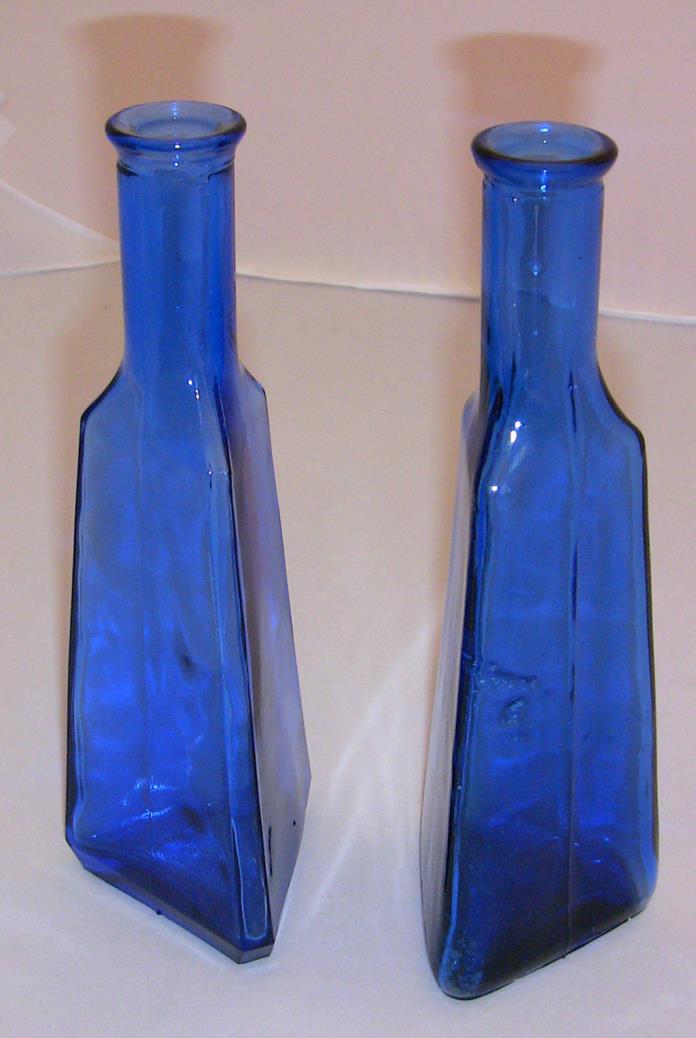 Cobalt Blue Bottles
