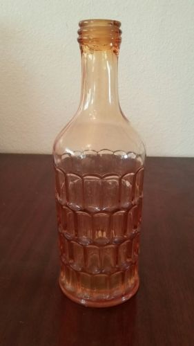 Honey AMBER Glass Blown Bottle Antique  Excellent!