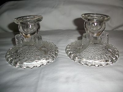 antique Crystal single light candle holders by Sherry Riggs & Paula Pendergrass