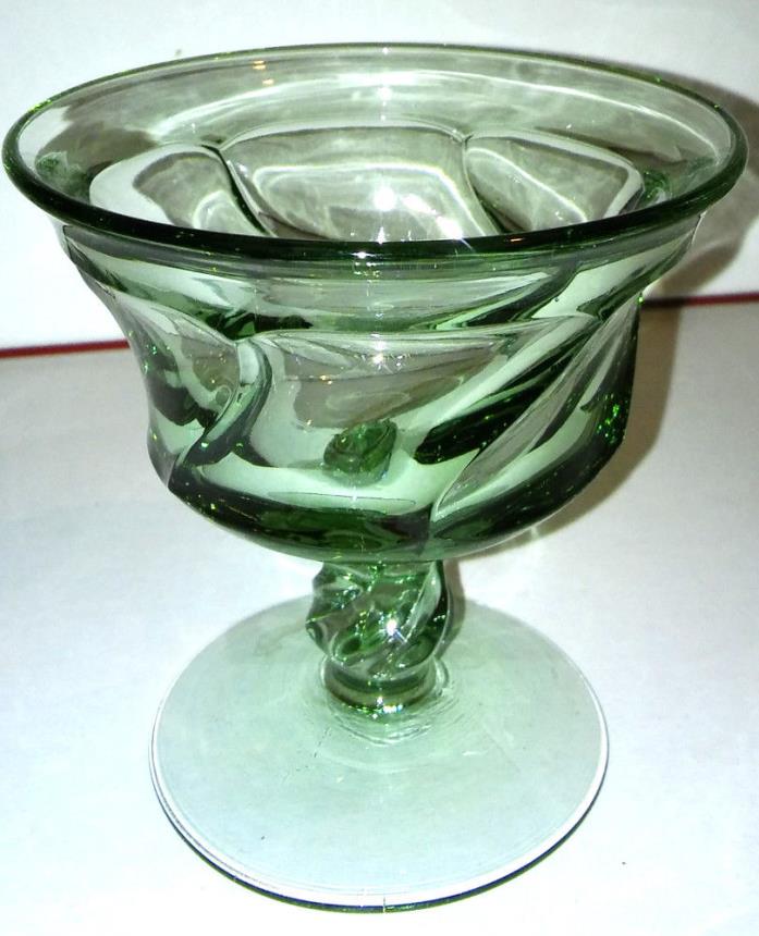 Antique Vintage EAPG Art Deco Crystal Glass Dessert Ice Cream Dish Gift