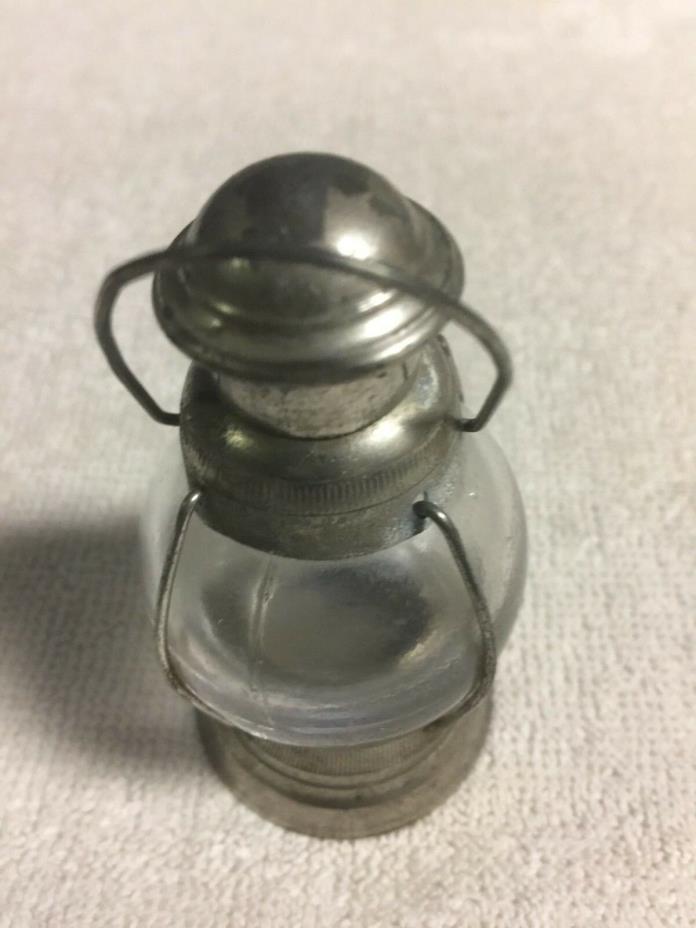 Miniature Glass & Medal Candy Jar - Lantern