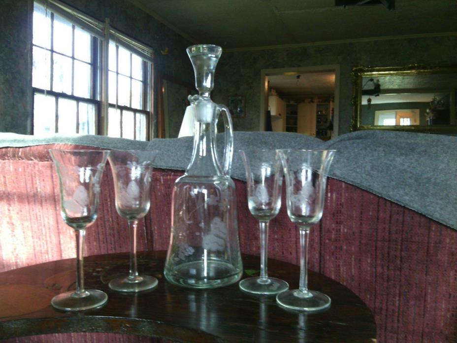 ANTIQUE Victorian CRYSTAL GLASS 13