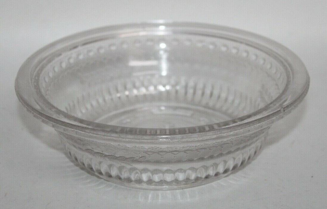 ANTIQUE Adams Glass Co. EAPG Butter Dish ANCHOR HORSESHOE Base Only
