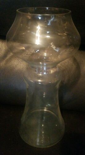 Antique clear GLASS HYACINTH BULB FORCING VASE