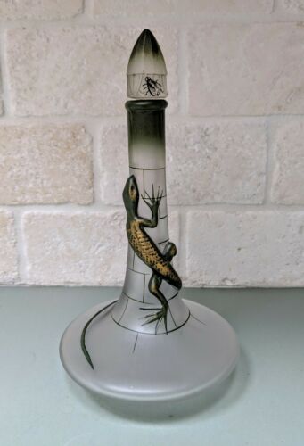 Art Deco French Lizard Perfume Bottle 