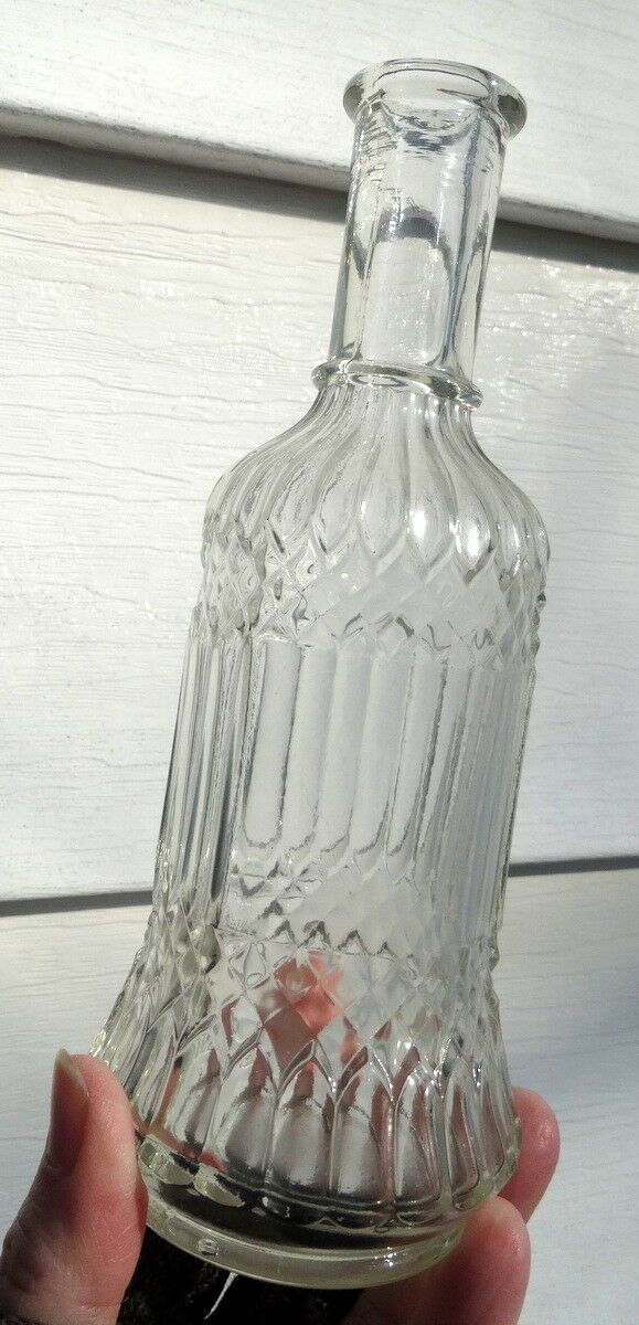 Scarce Fancy Cologne Perfume Dresser Bottle, Late 1800s, Mint