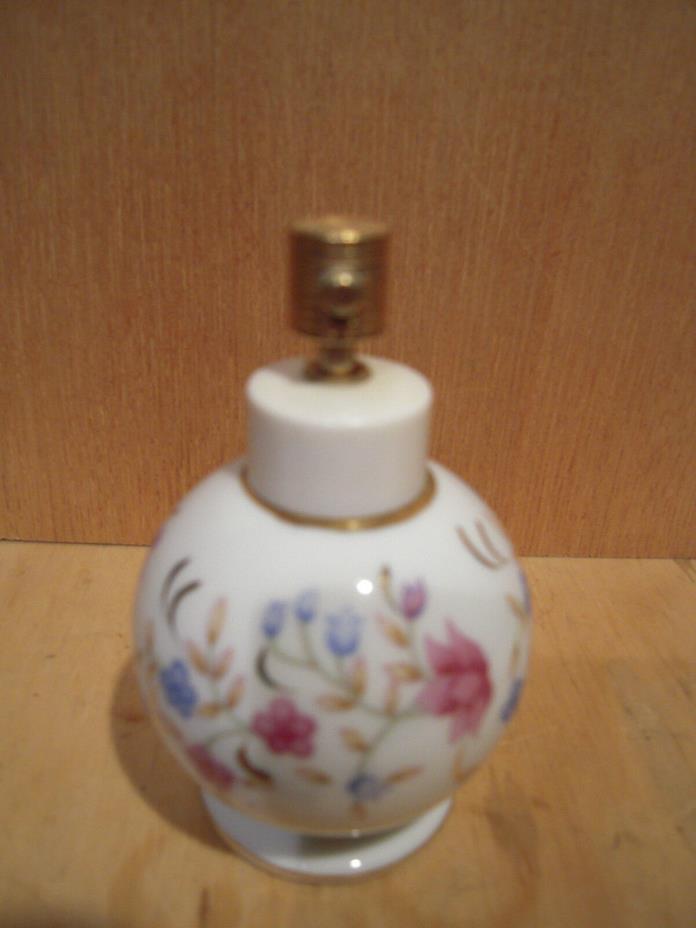 Vintage Round IRICE Spray Bottle Gold leaves