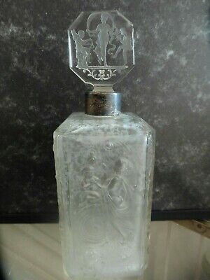 Art Nouveau HOFFMAN Czech Perfume Bottle.