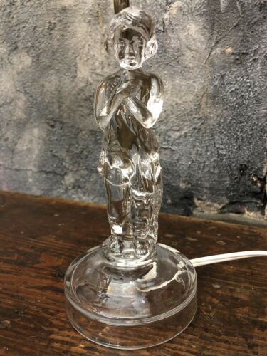 Vintage Classic Table Lamp Figural Lady Woman Bedside Light