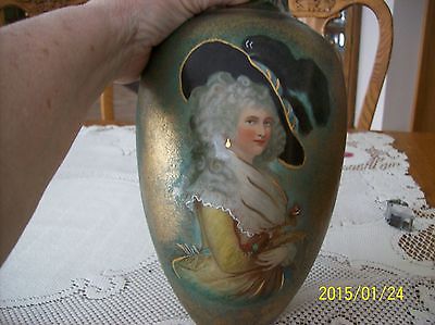 Lamp Porcelain Handpainted Georgiana Duchess of Devonshire Thomas Gainsborough