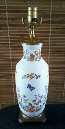 Aynsley Pembroke Porcelain Table Lamp Brass Base