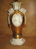 Vintage Table Lamp Antique Victorian Lady Ornate Gold Light Old Pristine Decor