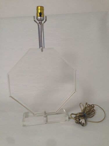 Mod Karl Springer Lucite Lamp Sculpture Joe Colombo Era